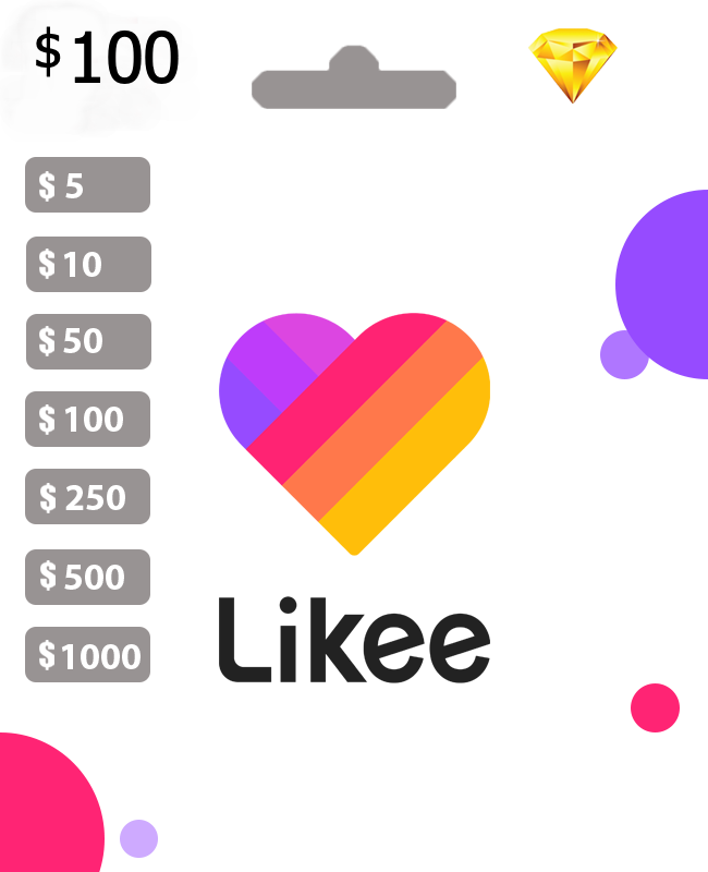 Likee 100 USD