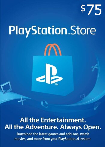 PlayStation Card $75 - US Account