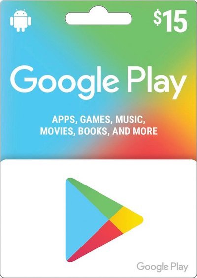 Google Play Gift Card $15 - US Store
