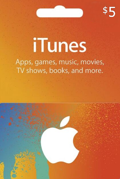 iTunes Gift Card $5 - US Store
