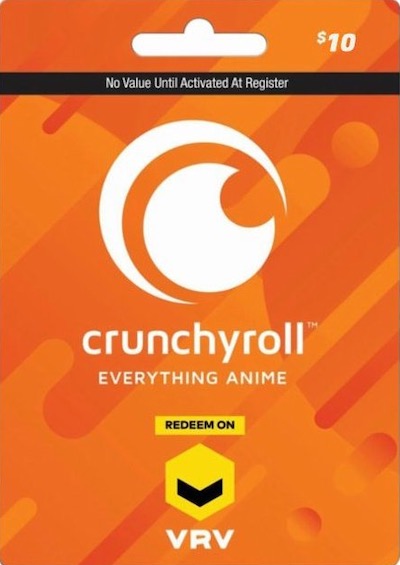 Crunchyroll $10