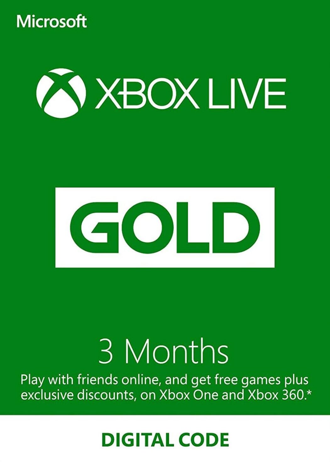 Xbox Live Gold 3 Months - US Account