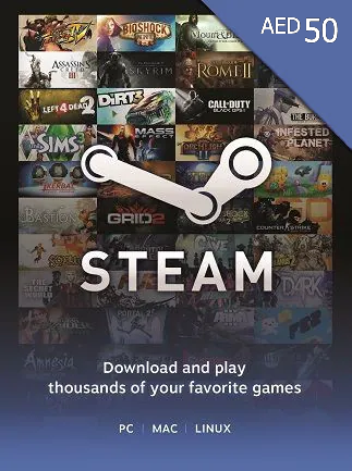 Steam Gift Card AED50 - AE Account
