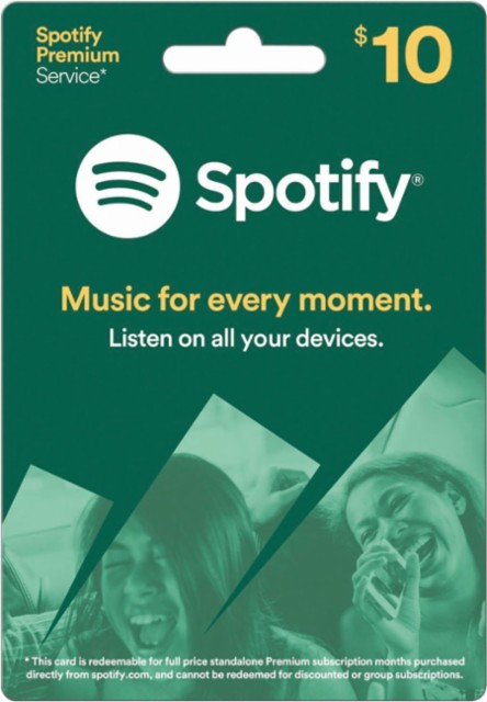 Spotify Gift Card $10