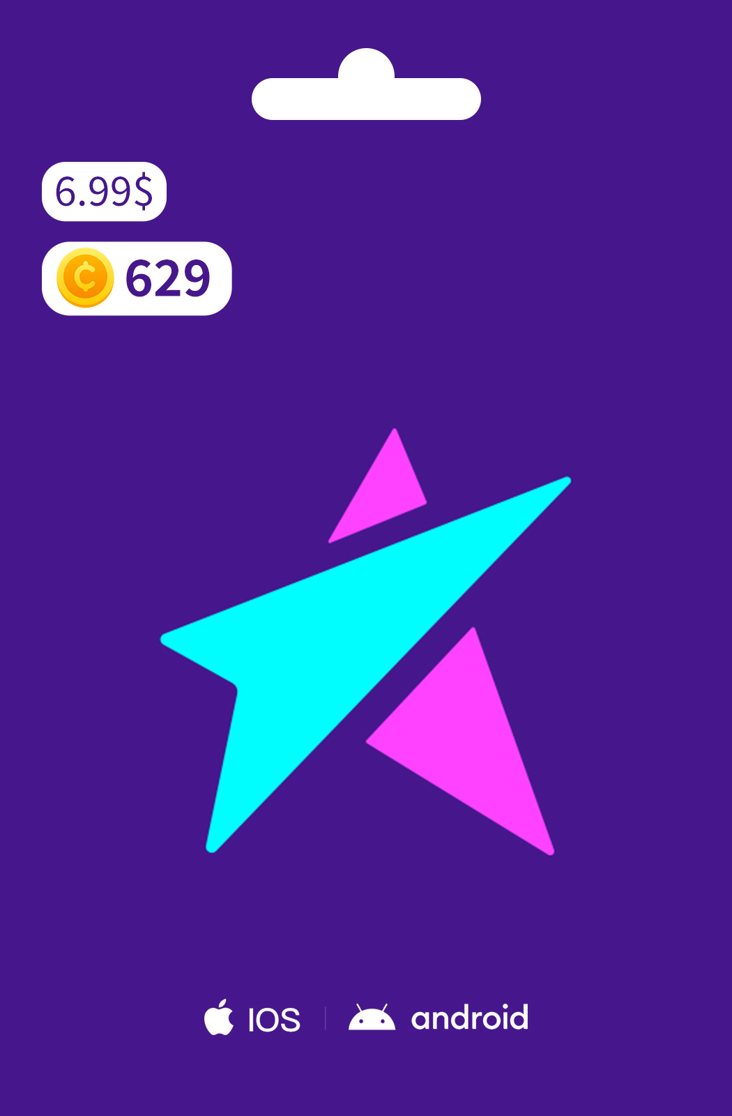 LiveMe - 629 Coin
