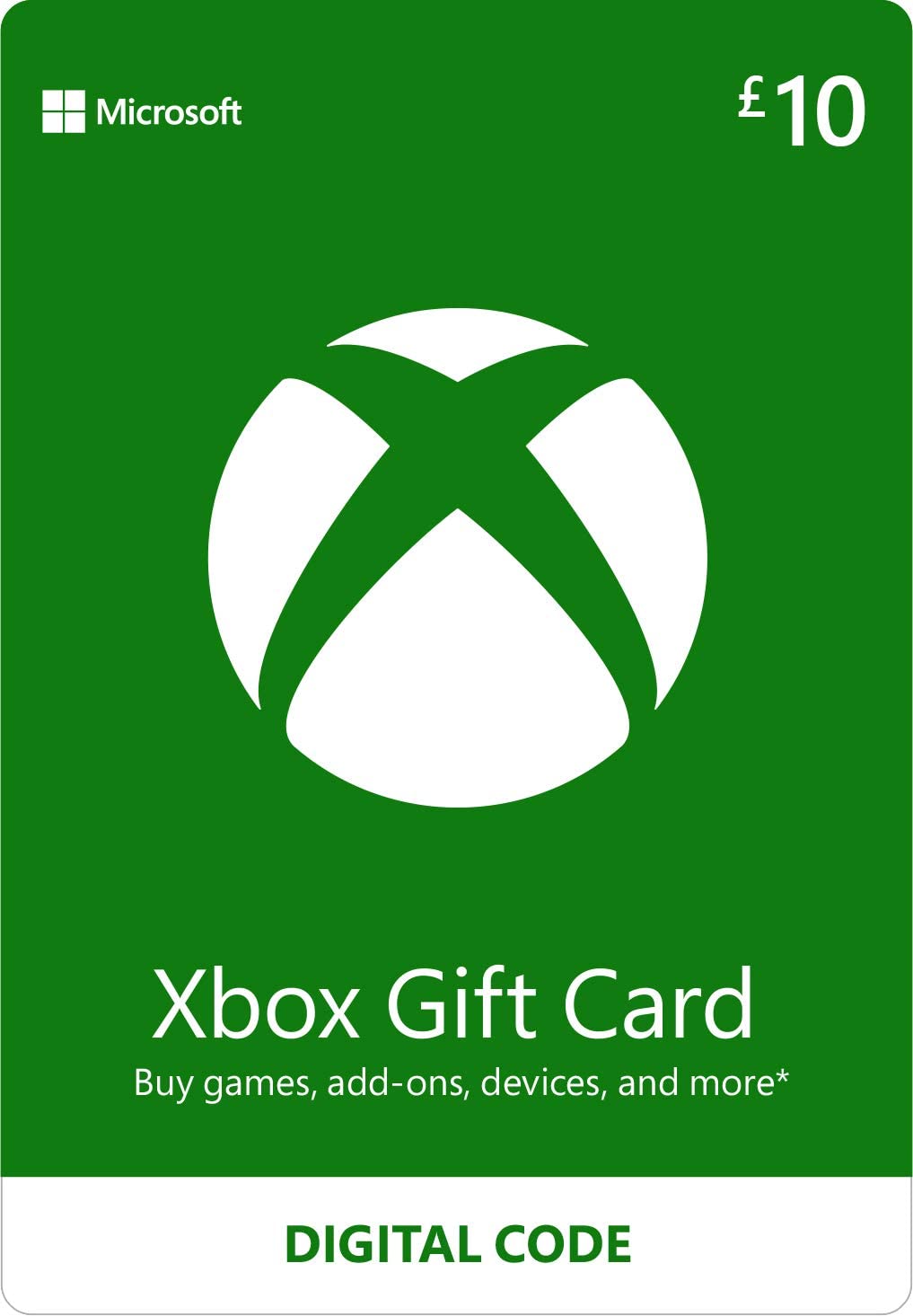 Xbox Live Gift Card £10 - UK Account