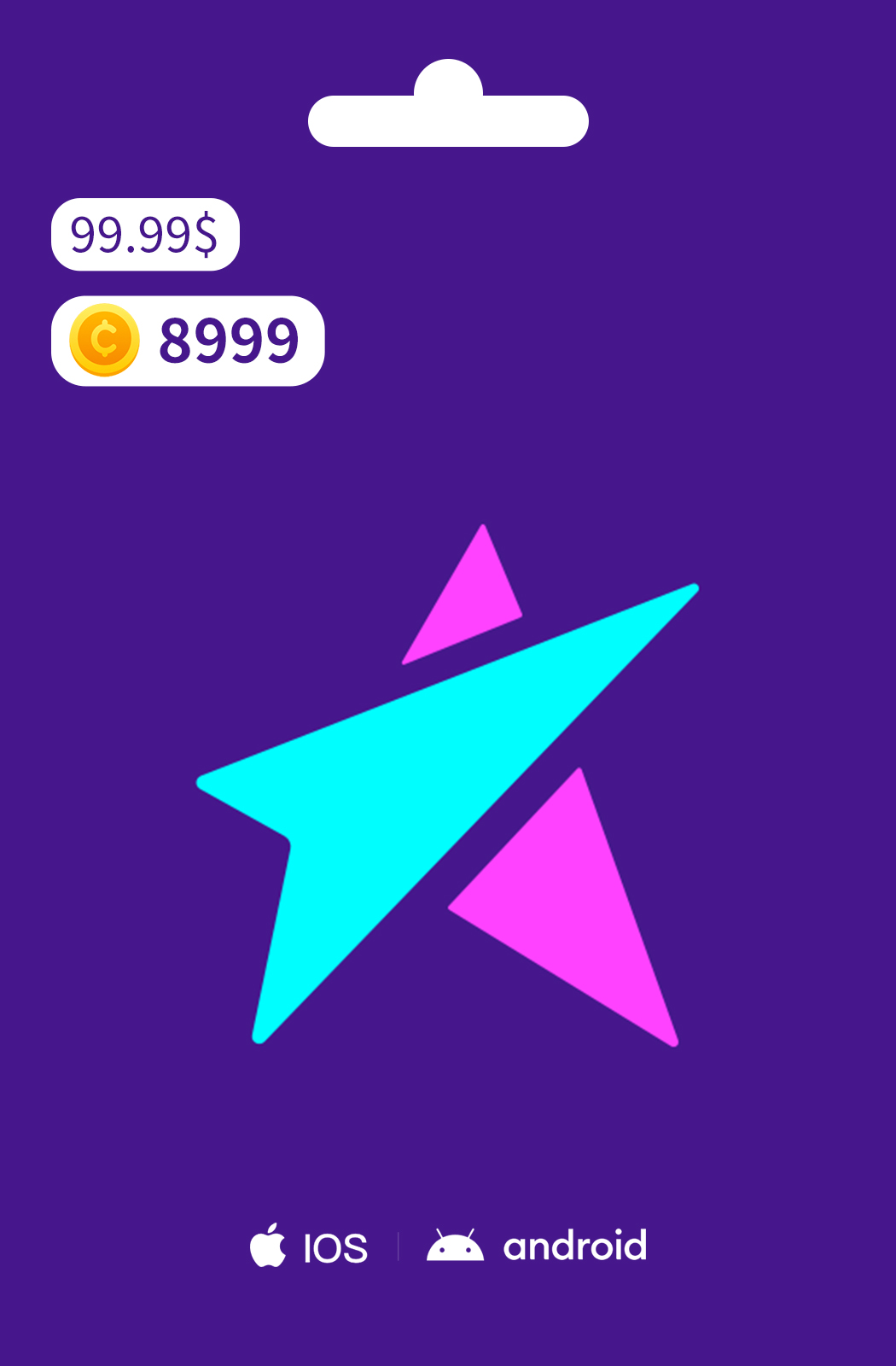 LiveMe - 8999 Coin
